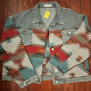 Aztec Jean Jacket
